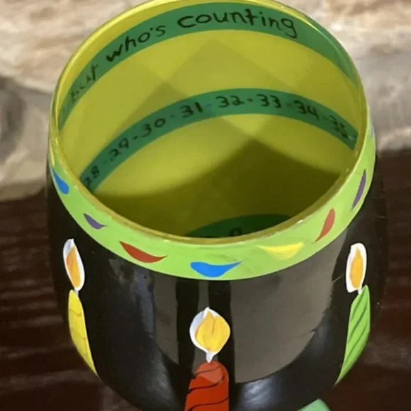 New Lolita collection. ‘50 & Fabulous’ birthday wine glass. - Picture 7 of 7